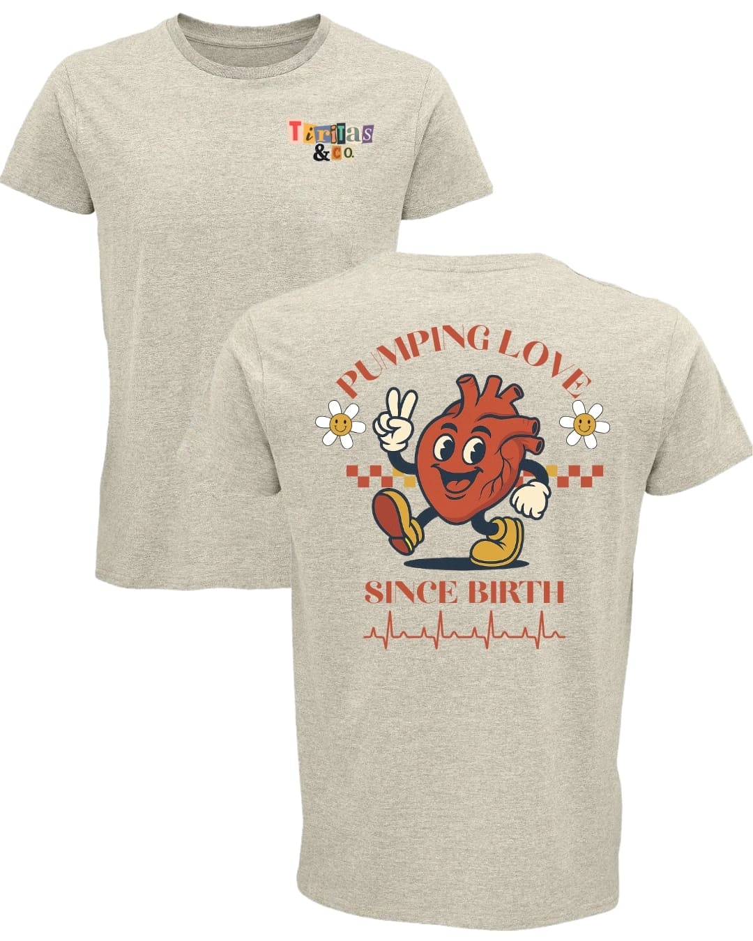 Camiseta algodón orgánico PUMPING LOVE - Imagen 11