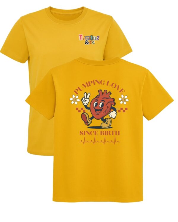 Camiseta algodón orgánico PUMPING LOVE - Imagen 10