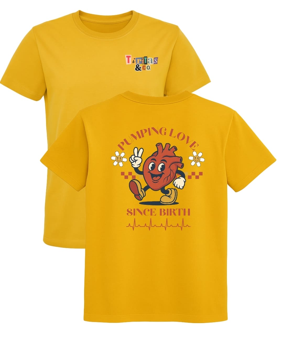 Camiseta algodón orgánico PUMPING LOVE - Imagen 10