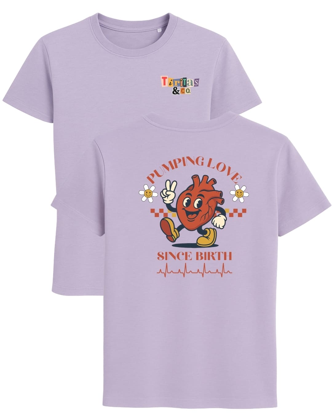 Camiseta algodón orgánico PUMPING LOVE - Imagen 8