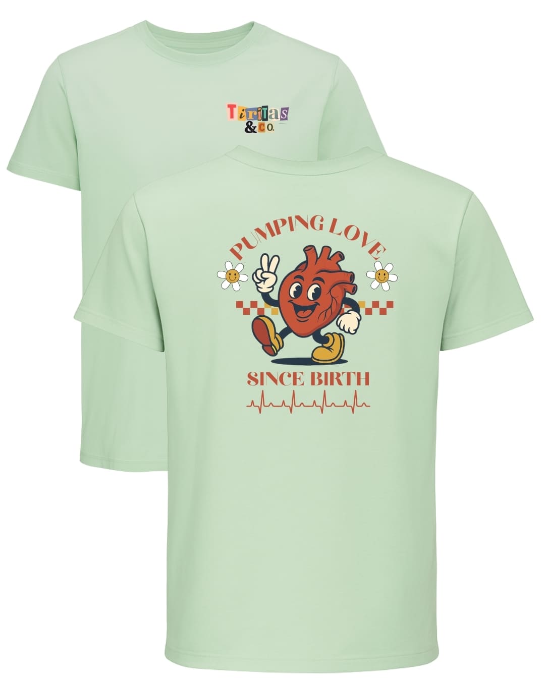 Camiseta algodón orgánico PUMPING LOVE - Imagen 7