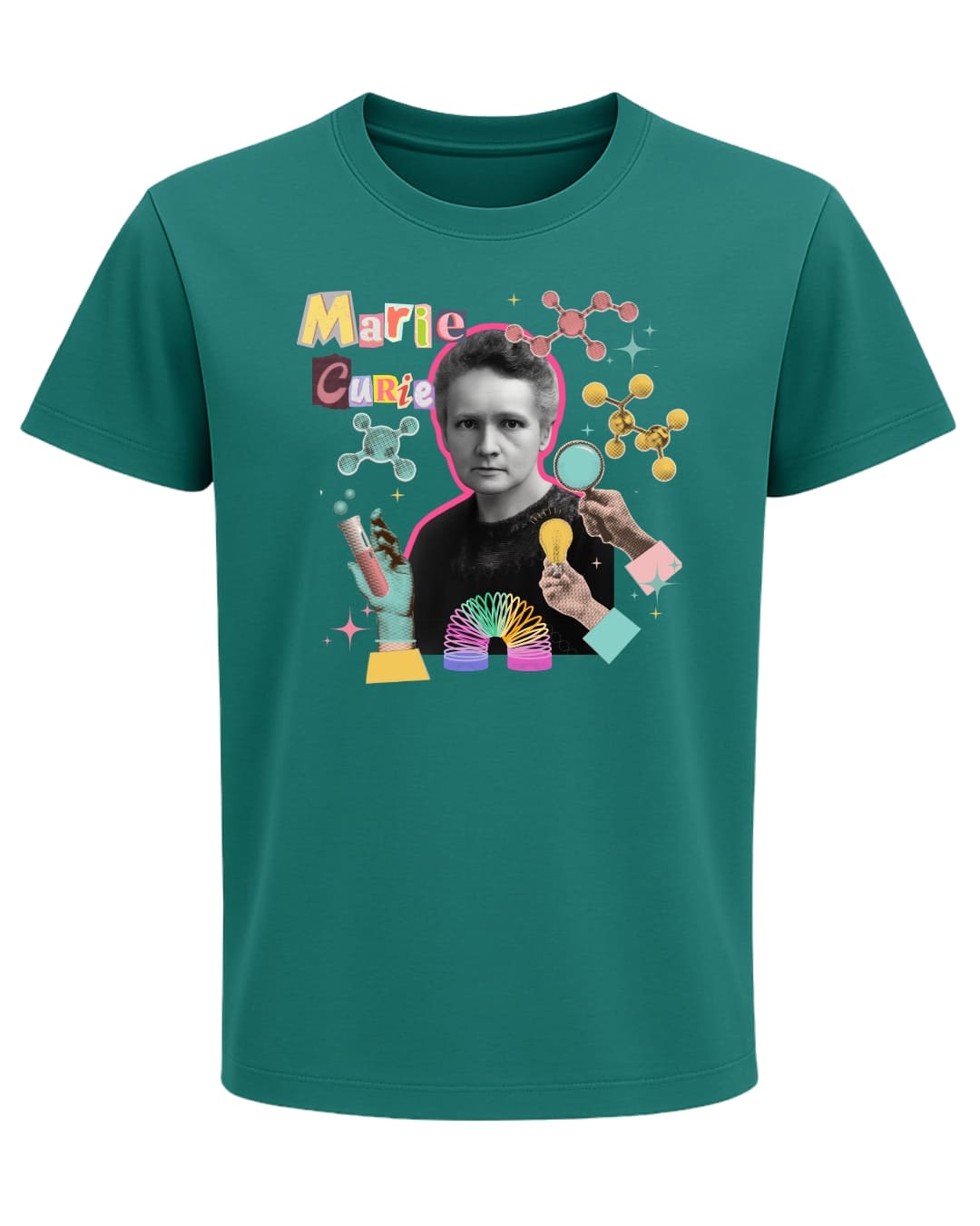 Camiseta algod贸n org谩nico MARIE CURIE - Imagen 3