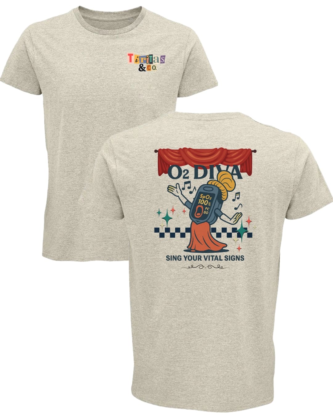 Camiseta algodón orgánico O2 DIVA - Imagen 2