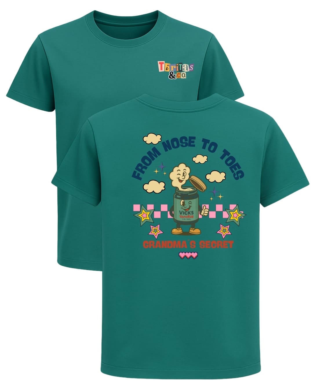 Camiseta algodón orgánico VICKS VAPORUB - Imagen 3